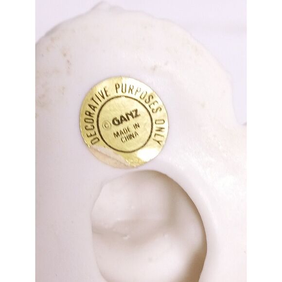 Set of 3 Vintage GANZ White Porcelain Cherubs at Play Figurines - Picture 12 of 14